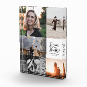 永遠に私たちのハートメモリアルコラージュ写真ブロック フォトブロック (右)