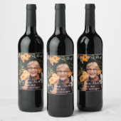 永遠に私たちのハートメモリアルワインボトルラベル ワインラベル (ボトル)