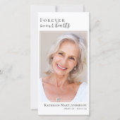 永遠に私たちのハートメモリアル大きい8x4ブックマーク (正面)