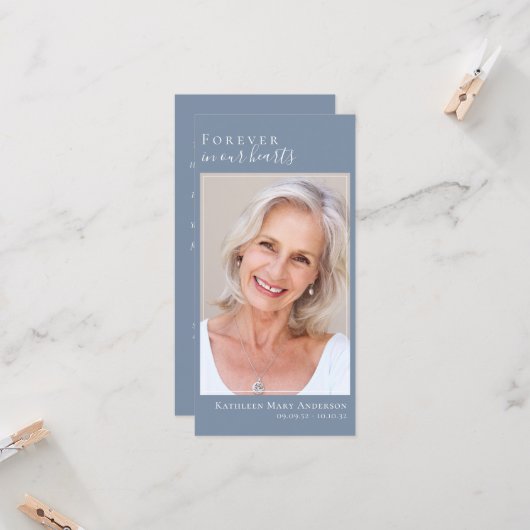 永遠に私たちのハートメモリアル大きい8x4ブックマーク (正面/裏面インサイチュ)