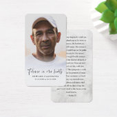 永遠に私たちのハートメモリアル葬儀カード (デスク)