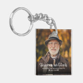 永遠に私たちのハートメモリアル記念2写真 キーホルダー (正面左)