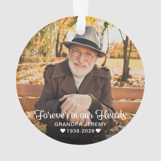 永遠に私たちのハートメモリアル2写真 オーナメント (裏面)