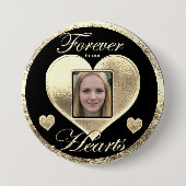 永遠に私たちのハートメモリアル 缶バッジ (正面)