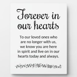 永遠に私たちのハートモダンの記念結婚に フォトプラーク