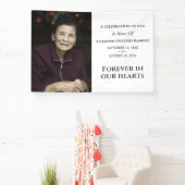 永遠に私たちのハートモダンカスタム写真記念 横断幕 (インサイチュ)