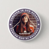 永遠に私たちのハートモダンシンプルのカスタム写真 缶バッジ (正面)