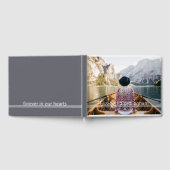 永遠に私たちのハートモダンライン写真記念 ゲストブック (全面)