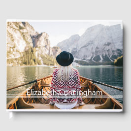 永遠に私たちのハートモダンライン写真記念 ゲストブック