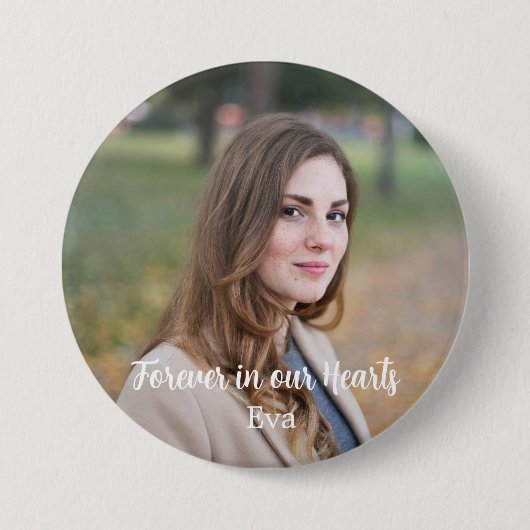 永遠に私たちのハートモダン記念碑 缶バッジ (正面)