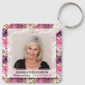 永遠に私たちのハート写真フローラメモリアル キーホルダー (裏面)