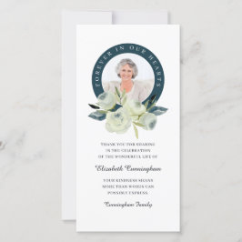 永遠に私たちのハート写真フローラメモリアル サンキューカード