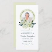 永遠に私たちのハート写真フローラ記念 サンキューカード (正面/裏面)