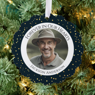 永遠に私たちのハート写真思い出 オーナメントカード