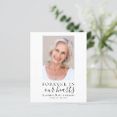 永遠に私たちのハート写真悔やみや弔慰ありがとう (スタンド正面)