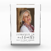 永遠に私たちのハート写真悔やみや弔慰メモリアル フォトブロック (正面)