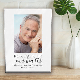 永遠に私たちのハート写真悔やみや弔慰メモリアル フォトブロック