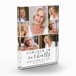 永遠に私たちのハート写真悔やみや弔慰メモリアル フォトブロック