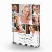 永遠に私たちのハート写真悔やみや弔慰メモリアル フォトブロック (右)