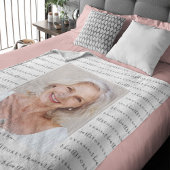 永遠に私たちのハート写真悔やみや弔慰メモリアル フリースブランケット