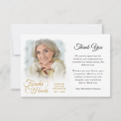 永遠に私たちのハート写真感謝 サンキューカード (正面)