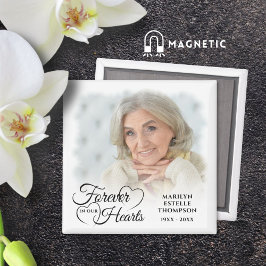 永遠に私たちのハート写真白黒 マグネット