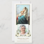 永遠に私たちのハート写真葬儀サンキューカード (正面)