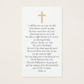 永遠に私たちのハート写真葬儀祈りの言葉カード (裏面)