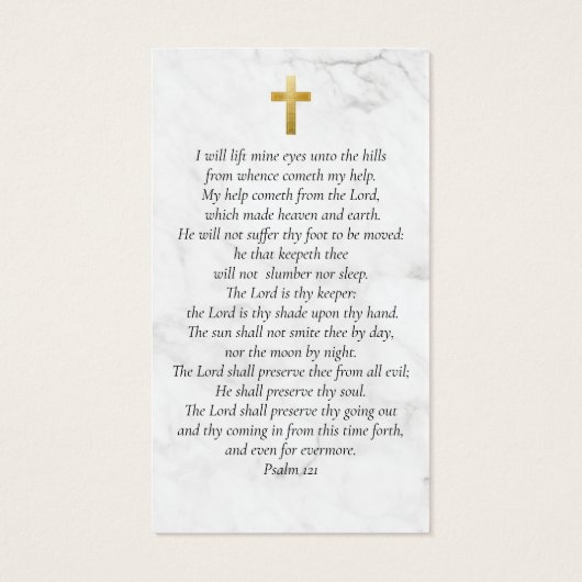 永遠に私たちのハート写真葬儀祈りの言葉カード (裏面)