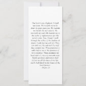 永遠に私たちのハート写真葬儀祈りの言葉カード 招待状 (裏面)