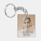 永遠に私たちのハート写真葬儀 キーホルダー (正面左)