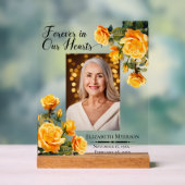 永遠に私たちのハート写真記念アクリルの看板 アクリルサイン (ニュートラル)