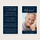 永遠に私たちのハート写真記念カード (正面&裏面)