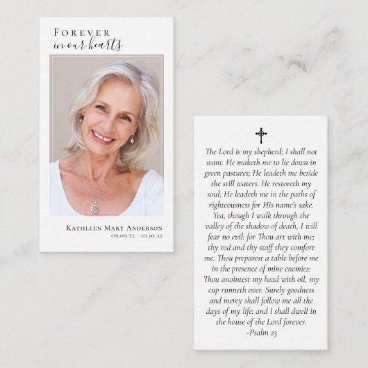 永遠に私たちのハート写真記念カード ノートカード (正面/裏面)