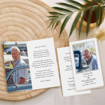 永遠に私たちのハート写真記念祈りの言葉カード