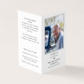 永遠に私たちのハート写真記念祈りの言葉カード (外部)