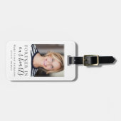 永遠に私たちのハート写真記念祈りの言葉 ラゲッジタグ (正面横)