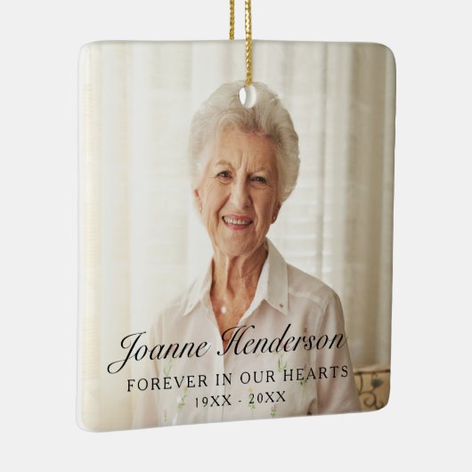 永遠に私たちのハート写真記念 セラミックオーナメント (右)