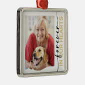 永遠に私たちのハート写真記念 メタルオーナメント (右)