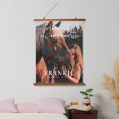 永遠に私たちのハート写真記念 吊り下げ型タペストリー (寝室)