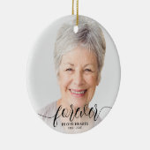 永遠に私たちのハート写真追悼碑 セラミックオーナメント (右)