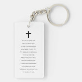 永遠に私たちのハート写真追悼詩 キーホルダー (裏面)