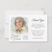 永遠に私たちのハート写真 サンキューカード (正面)