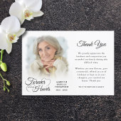 永遠に私たちのハート写真 サンキューカード