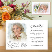 永遠に私たちのハート写真 サンキューカード