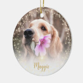 永遠に私たちのハート写真 セラミックオーナメント (左)