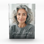 永遠に私たちのハート名の記念碑 フォトブロック (正面)