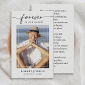 永遠に私たちのハート悔やみや弔慰メモリアル祈りの言葉カード