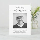 永遠に私たちのハート悔やみや弔慰 サンキューカード (スタンド正面)