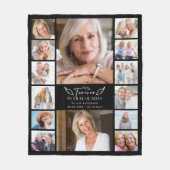 永遠に私たちのハート数々のでPhoto Collageメモリアル フリースブランケット (正面)